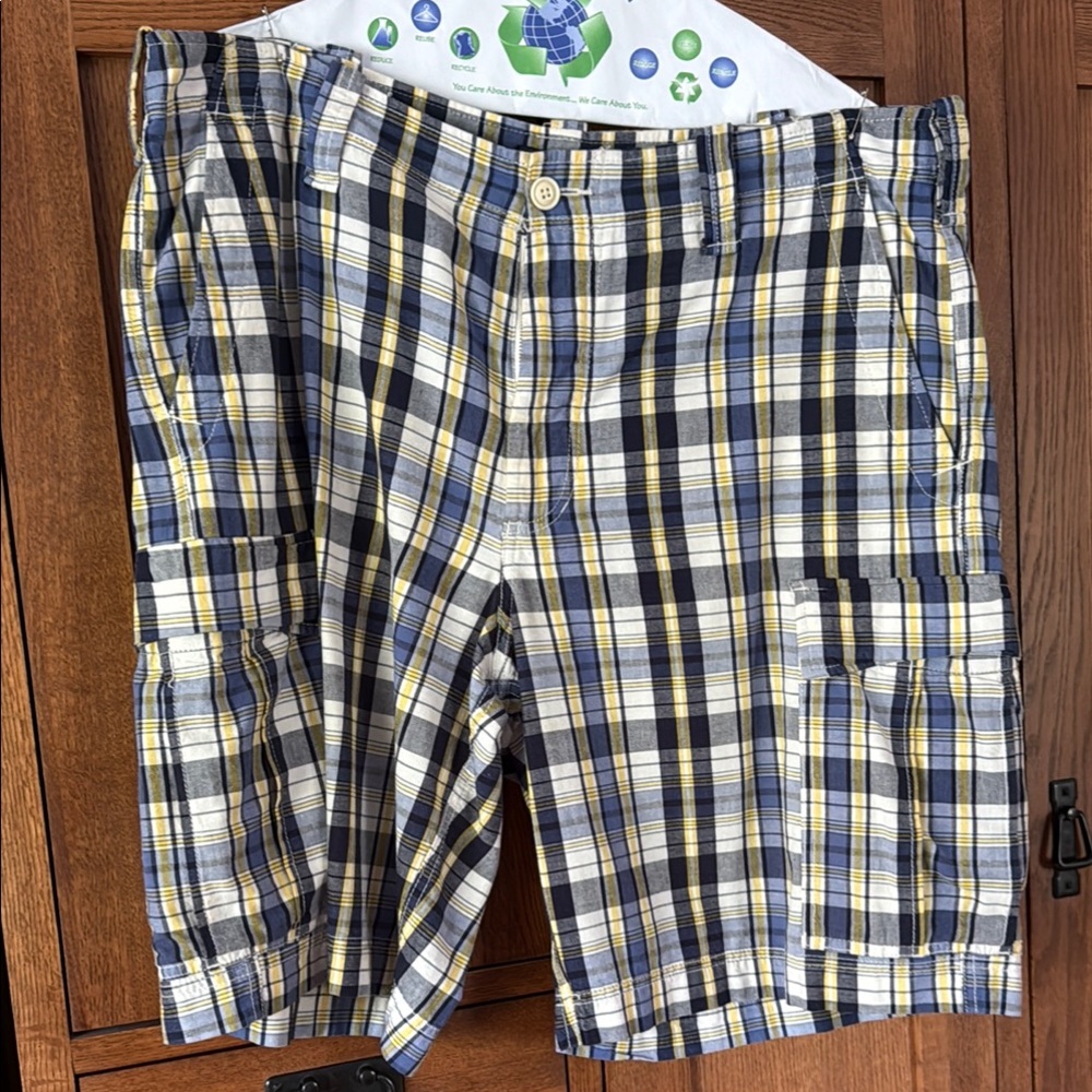 Polo Men's Plaid Shorts